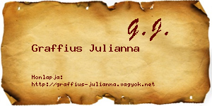 Graffius Julianna névjegykártya